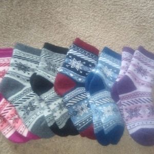 Socks $8 for 6 pairs of winter socks